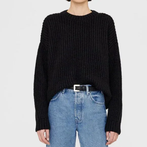ANINE BING Sydney Crew Sweater NWT Size Medium - Picture 1 of 5